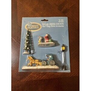 Vintage Dickens Collectables Sugar Creek Country Christmas Village Accessories
